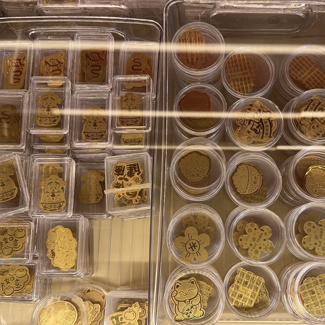 含金工艺品水贝新款【手机贴】2026新款马年公主发财暴富招财合集