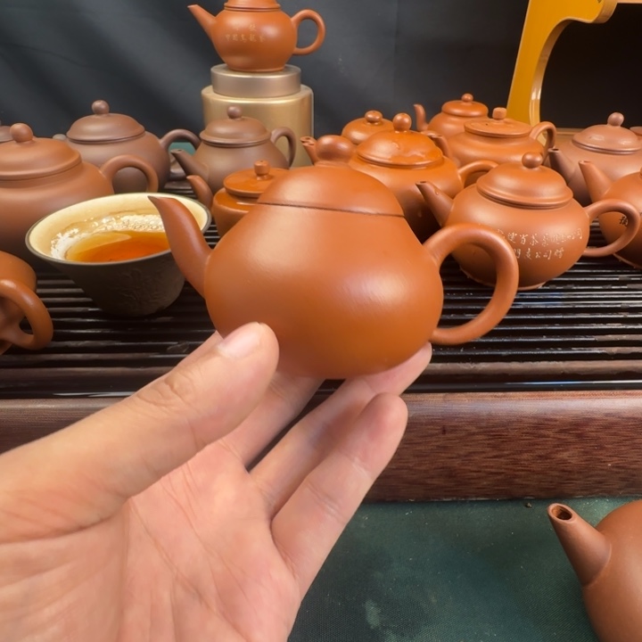 三章款朱泥小康梨容量100cc