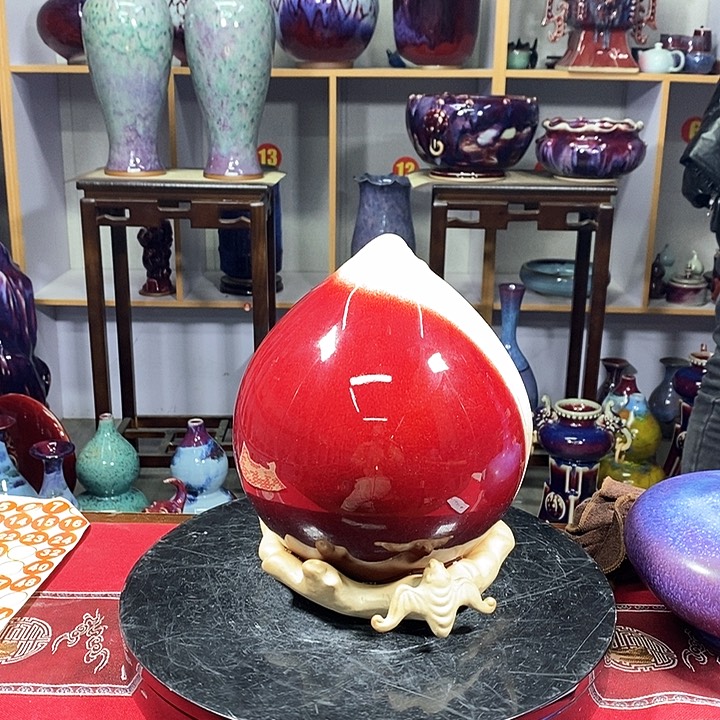 瓶中国神垕精品钧瓷