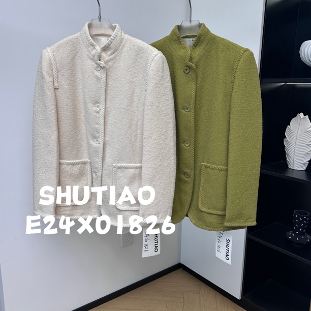 【SHUTIAO】2024秋冬：新款小众设计款外套E24X01826