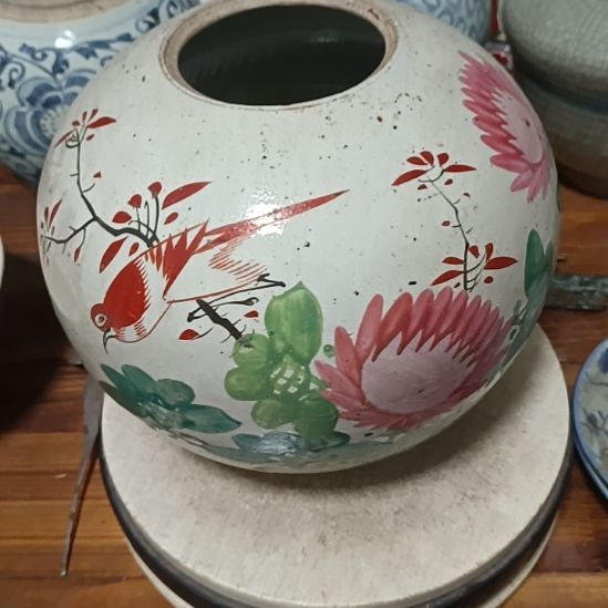 F***u摆件粉彩陶瓷摆件青花陶瓷摆件青花陶瓷摆件粉彩花鸟