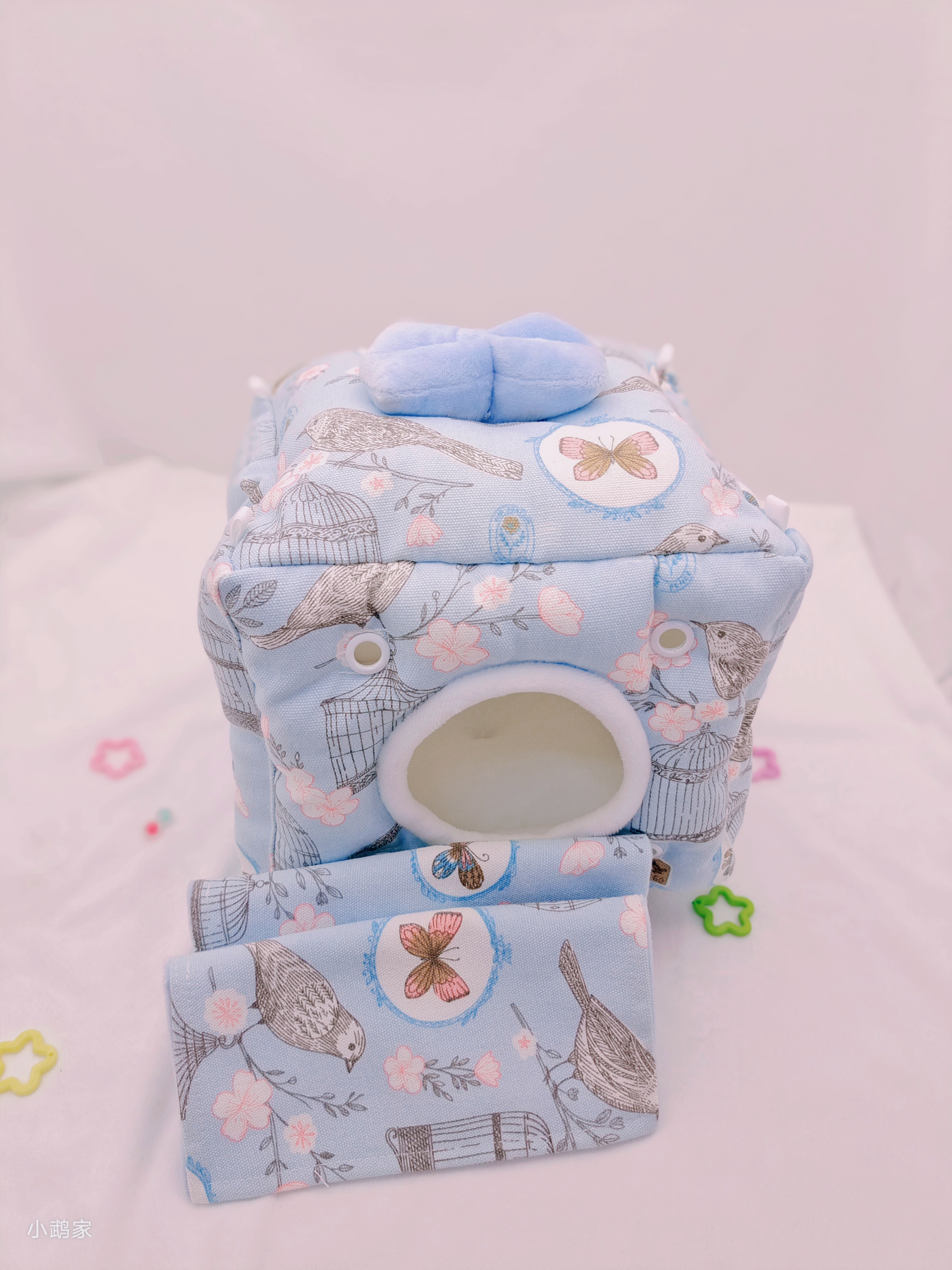 外挂拧螺丝悬挂式鹦鹉棉窝加厚保暖适合中小型宠物过冬使用