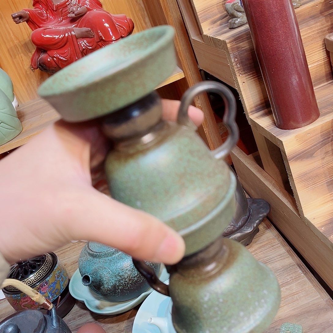 陶瓷香炉茶具摆件