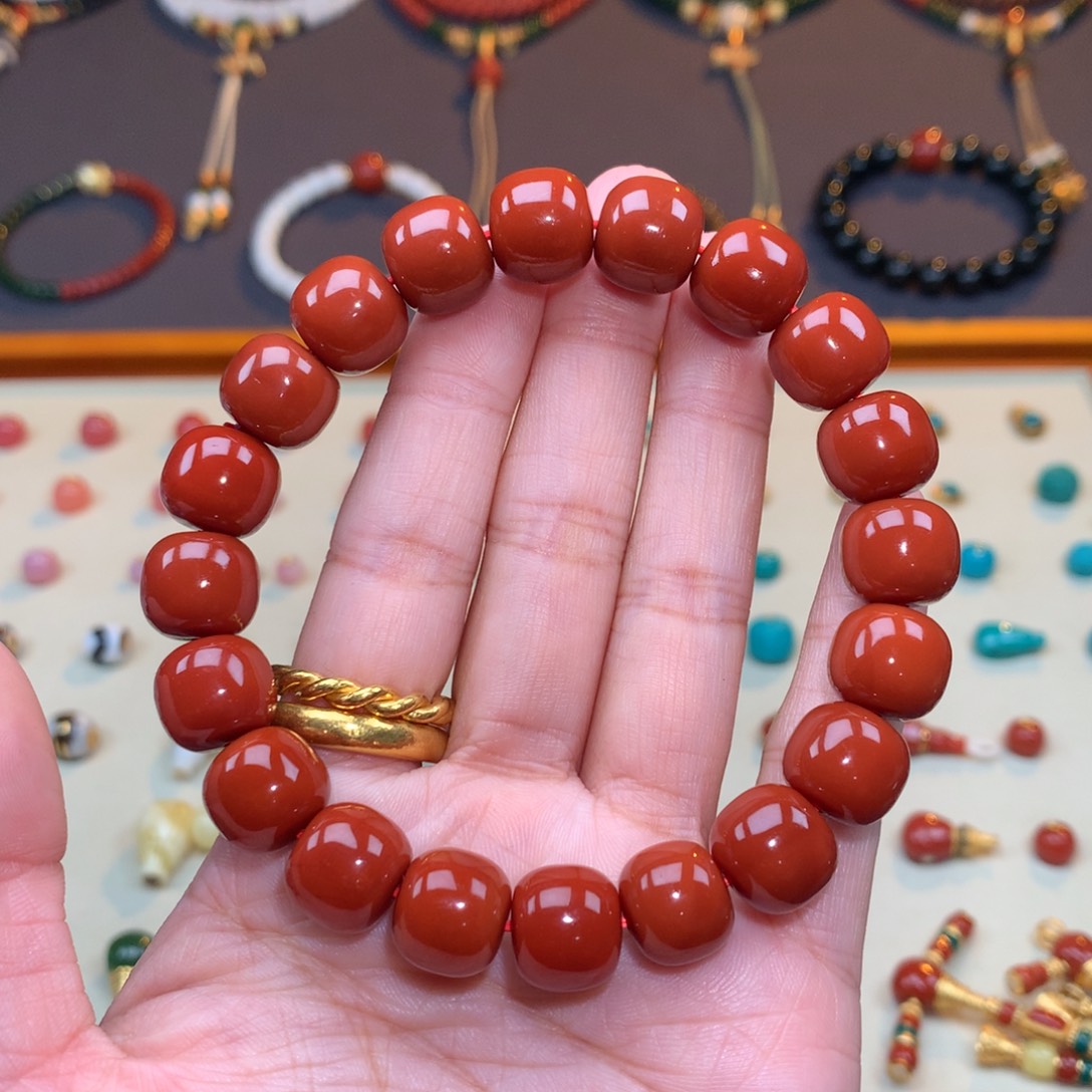 南红玛瑙未镶嵌颈饰