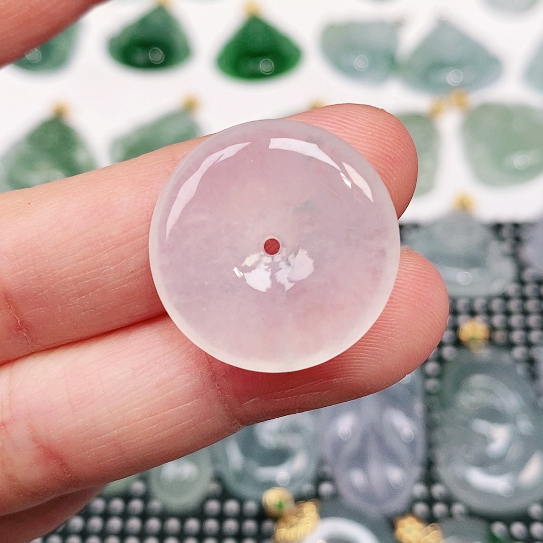 翡翠未镶嵌颈饰22.8/5