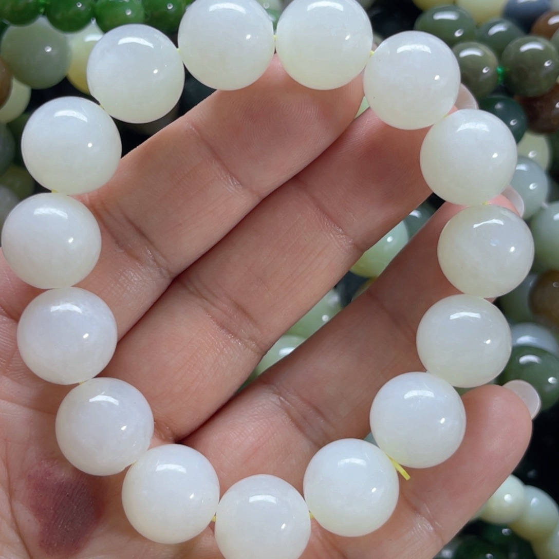 和田玉手链未镶嵌