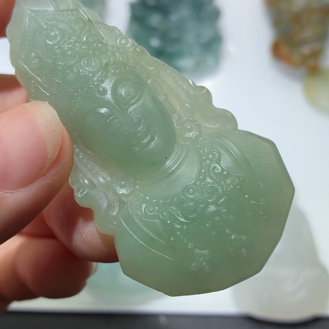 定制翡翠未镶嵌毛货