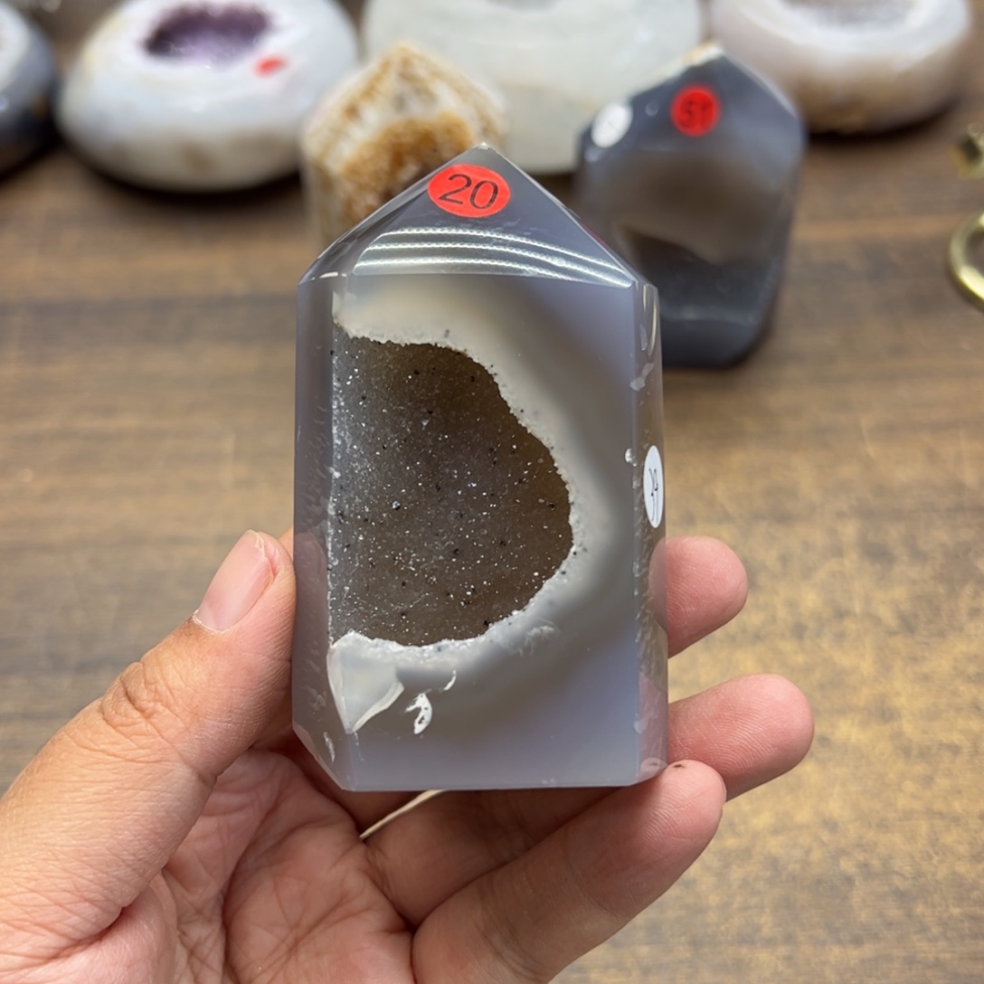 水晶水晶无镶嵌未镶嵌柱子20