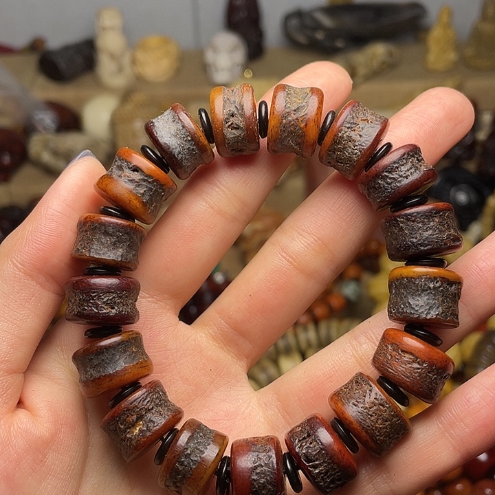 牛骨手串/手链微瑕红润嘎手串16