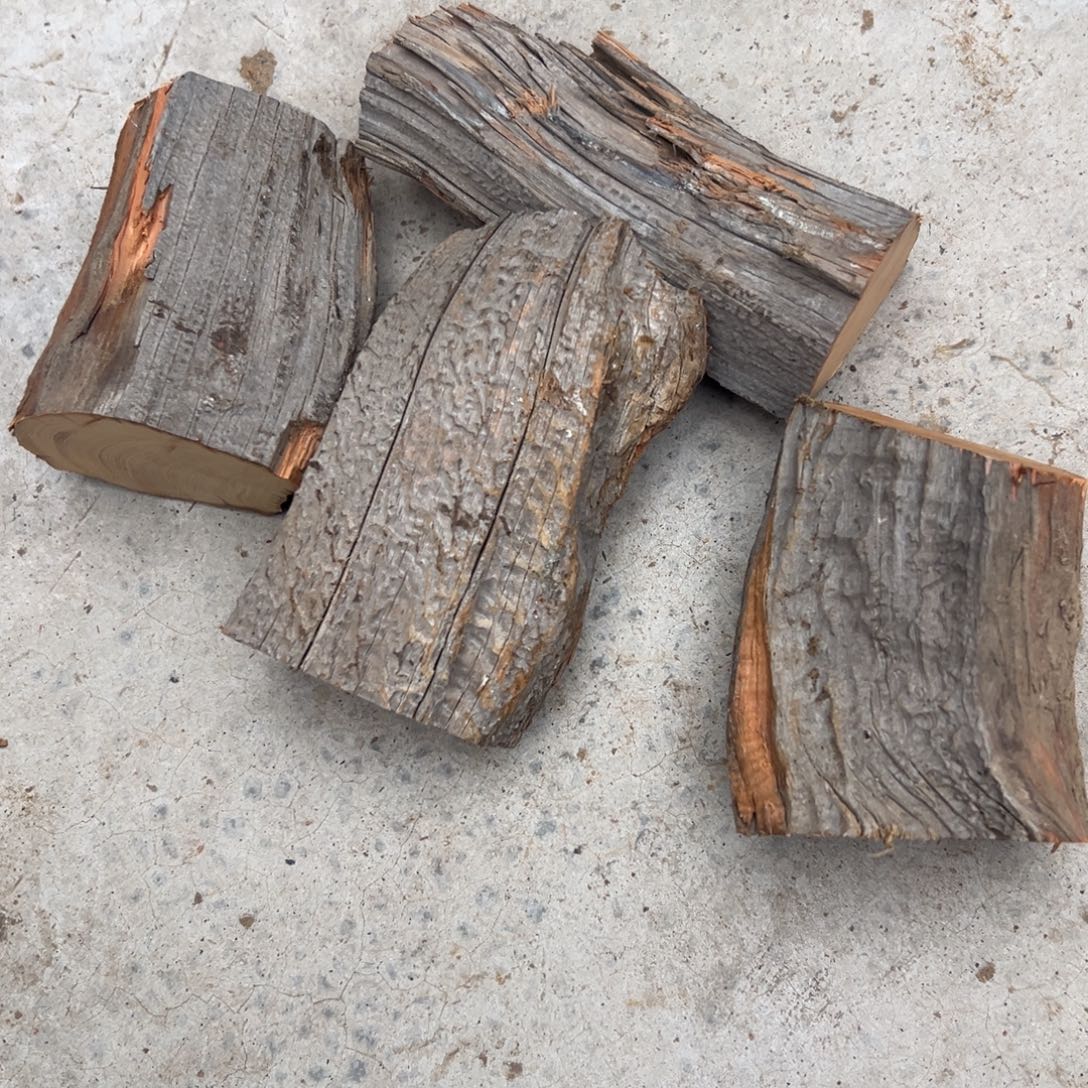 柏木（崖柏）太行陈化骨料块4个一起