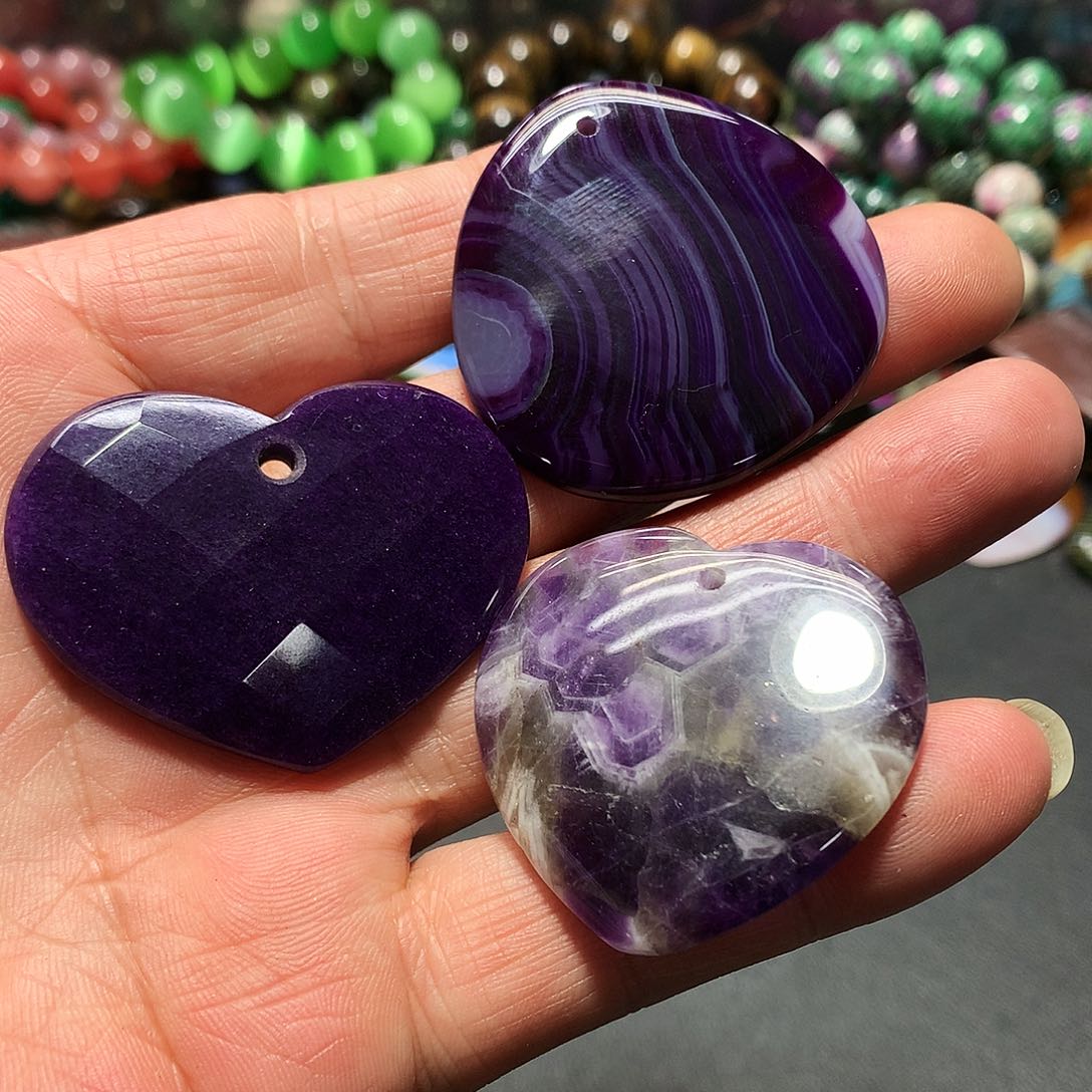 未镶嵌手串玛瑙/玉髓果*三个吊坠