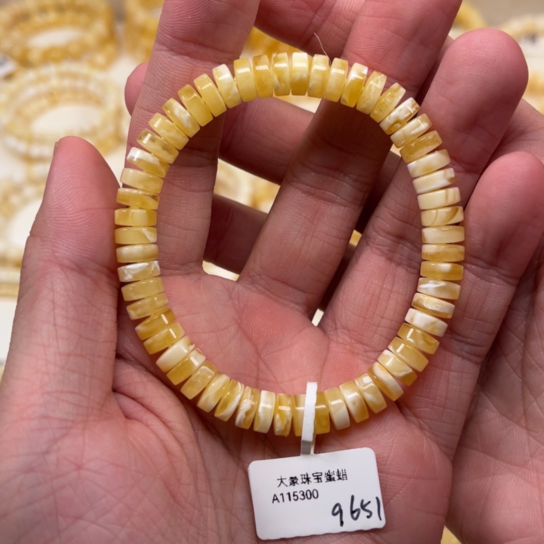 蜜蜡手串未镶嵌蜜蜡手串8