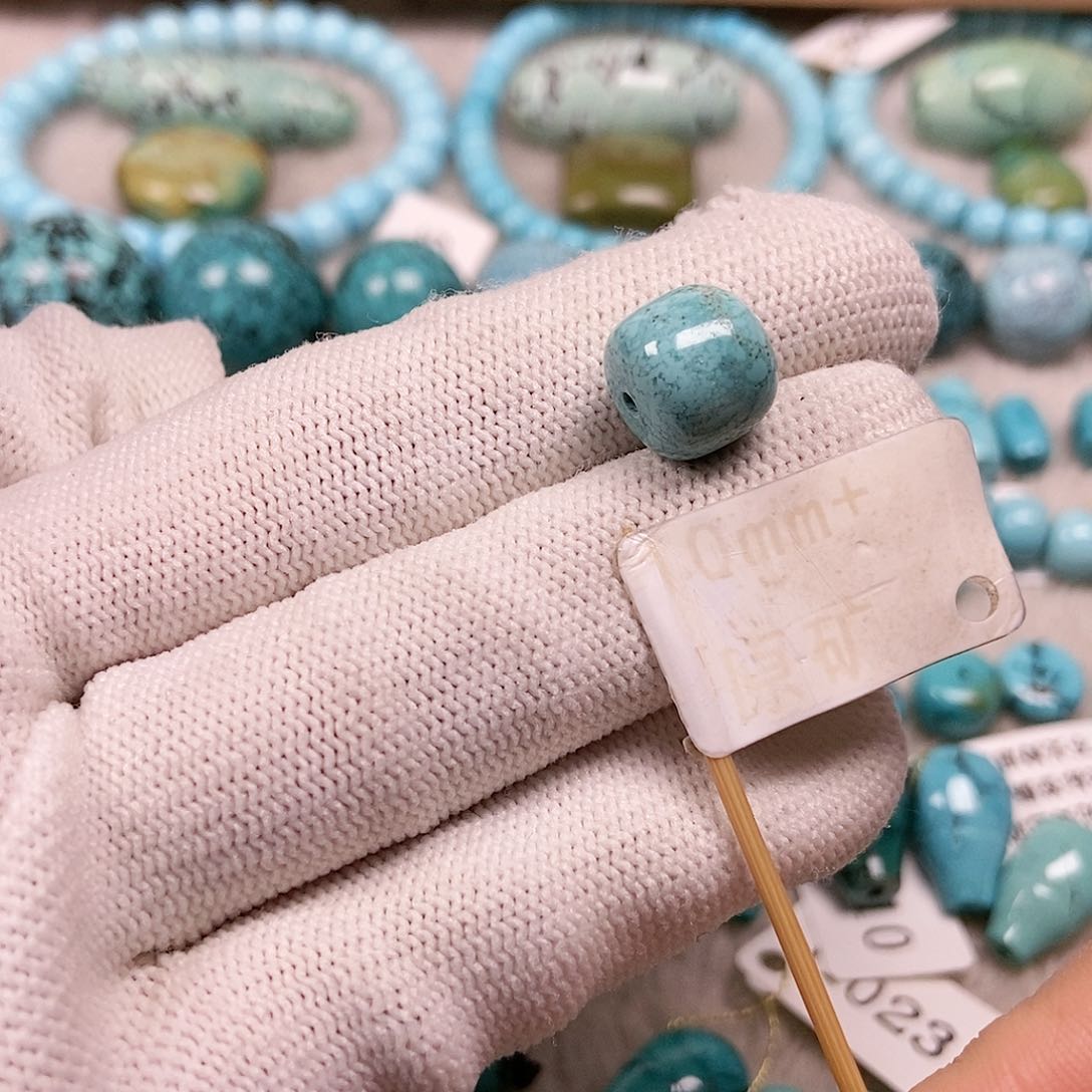 未镶嵌绿松石珠宝半成品