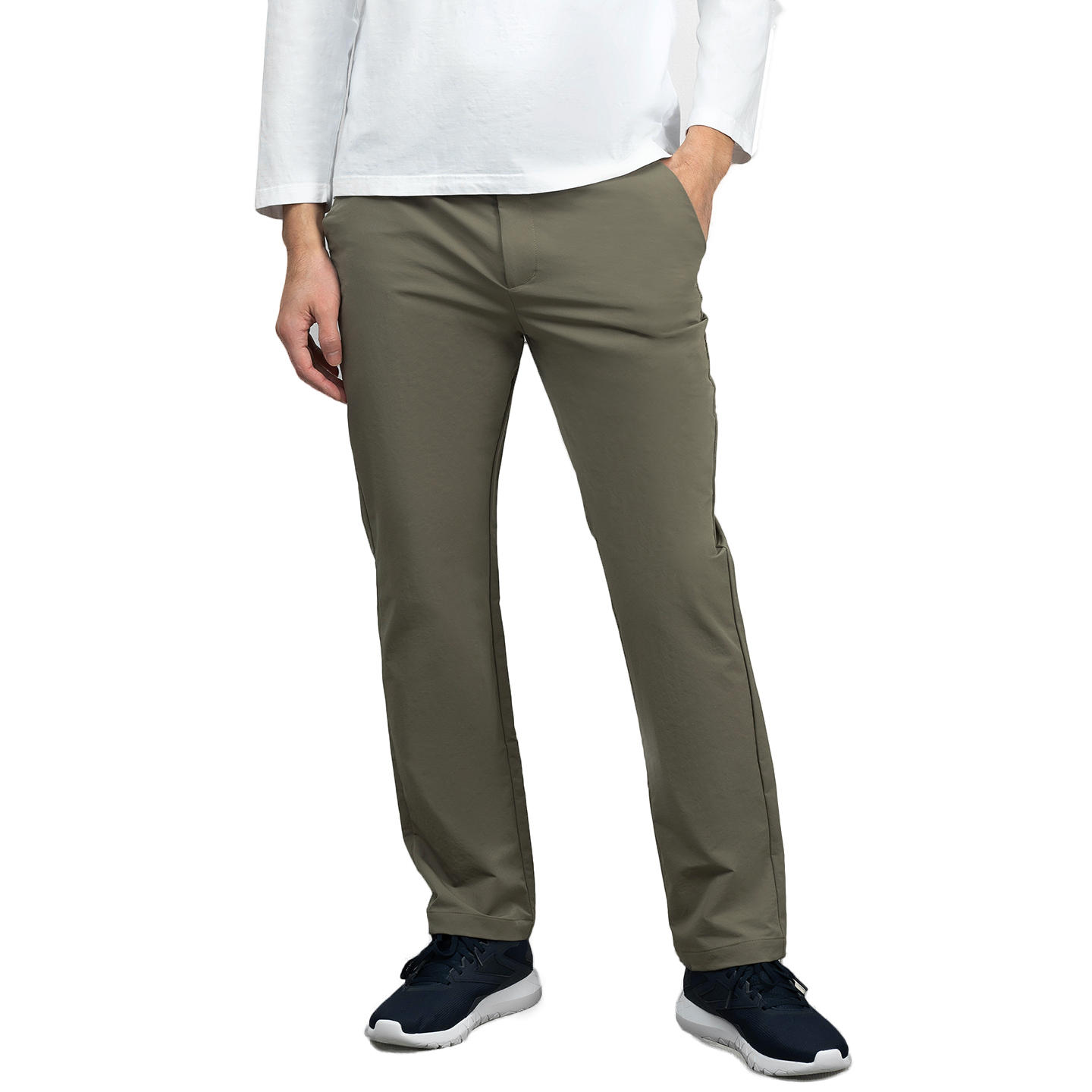 男纯棉感休闲裤男士春秋休闲裤商务西裤