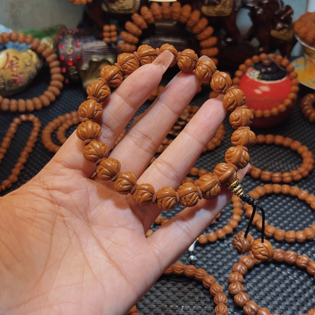 手串桃核13精品小金豆手持