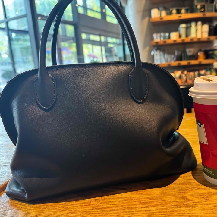 软masoni马鞍皮agnes手提单肩带轻软高级女包包