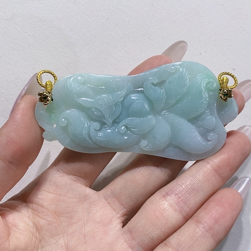 【闪购商品】翡翠未镶嵌颈饰