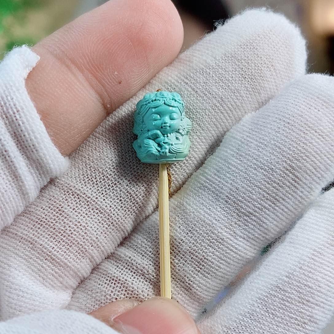 未镶嵌绿松石珠宝奇石