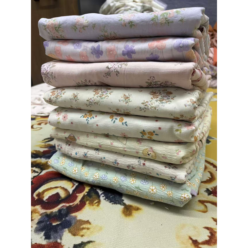 【丰硕家纺2小竹棉被罩 听主播讲解为准 印花被套单人双人印花被罩