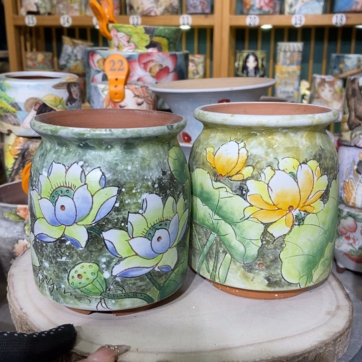 红陶景德镇艺术手绘作品