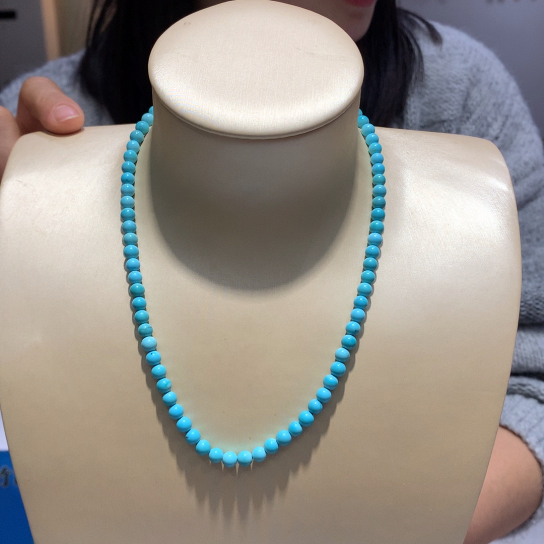 绿松石锁骨链未镶嵌