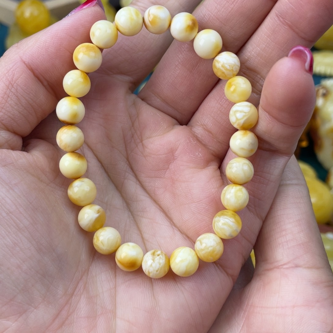 琥珀裸石未镶嵌蜜蜡