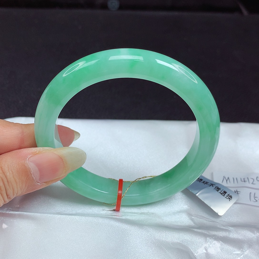 未镶嵌手镯翡翠57圈129