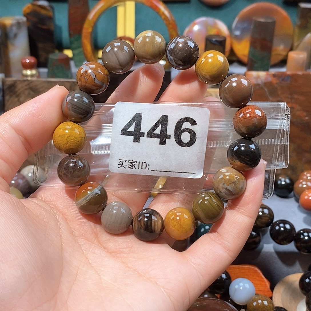 硅化玉天然北票硅化玉手串未镶嵌天然北票硅化玉手串