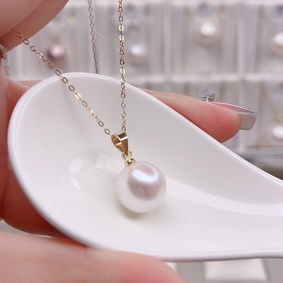 未镶嵌淡水珍珠吊坠(赠链)