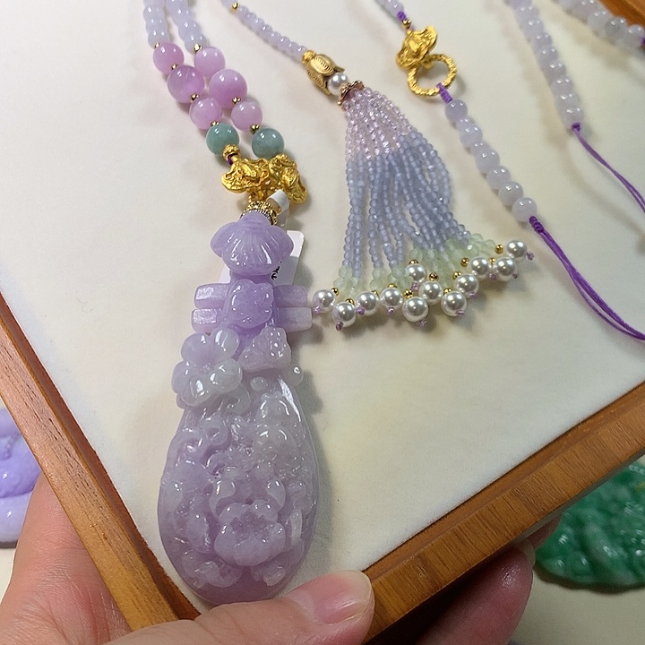 颈饰未镶嵌翡翠翡翠吊坠