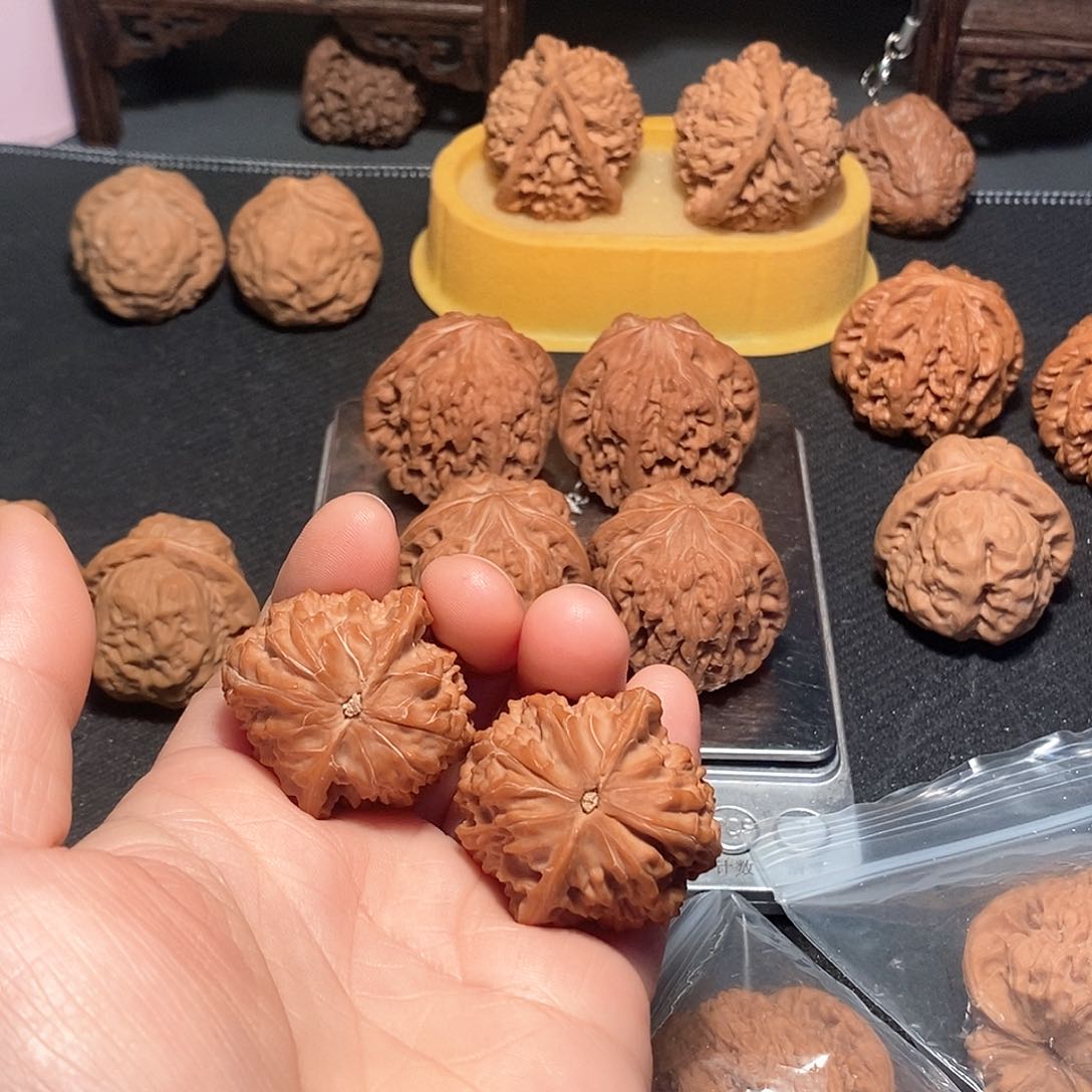 吊坠文玩核桃磨盘35尺