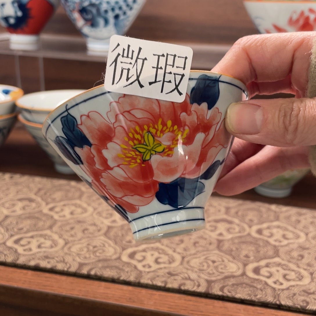 有瑕釉下彩纯手绘