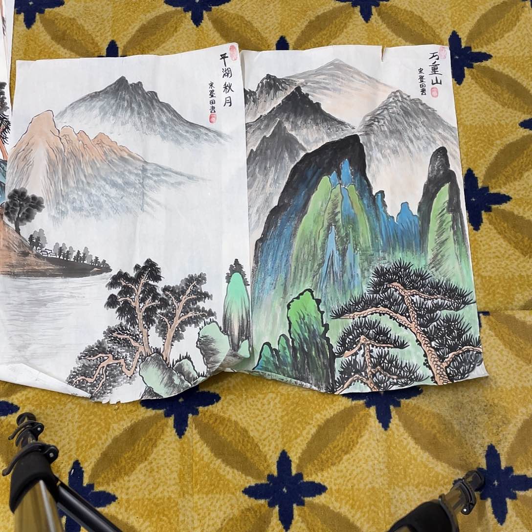 国画宋登田老师作品两张打包55555