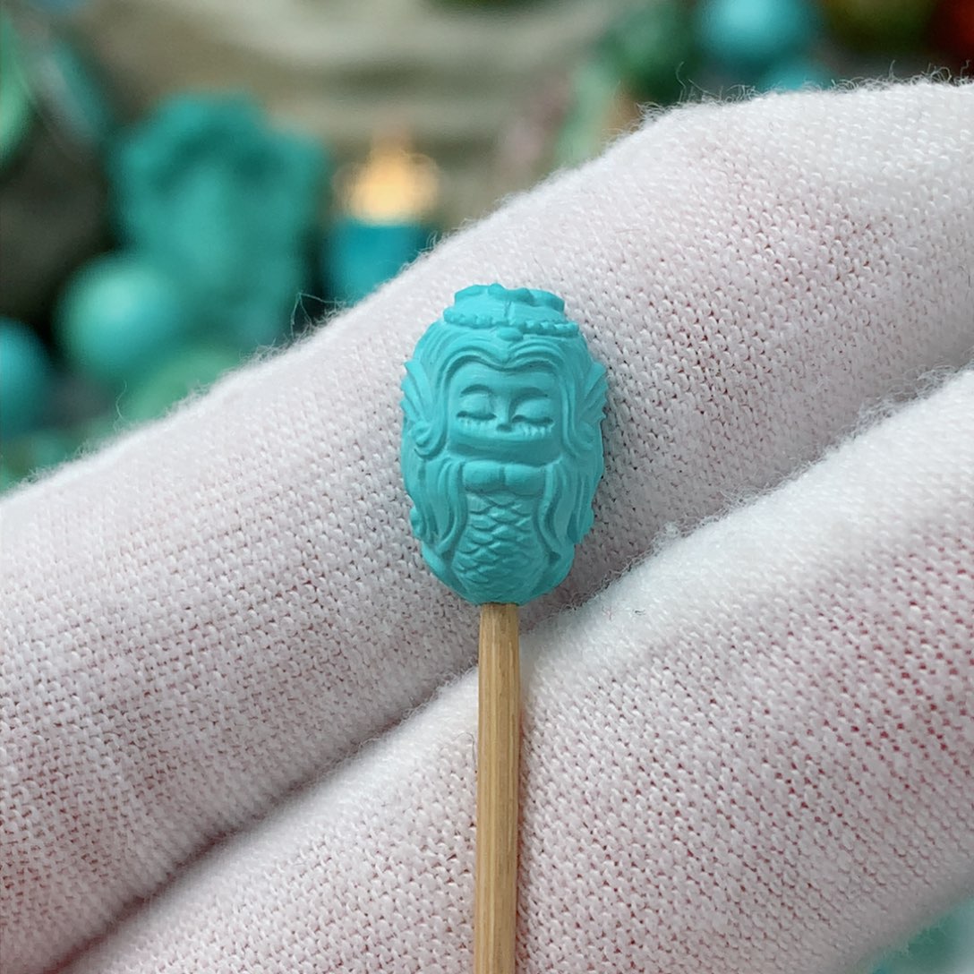 绿松石珠宝奇石未镶嵌