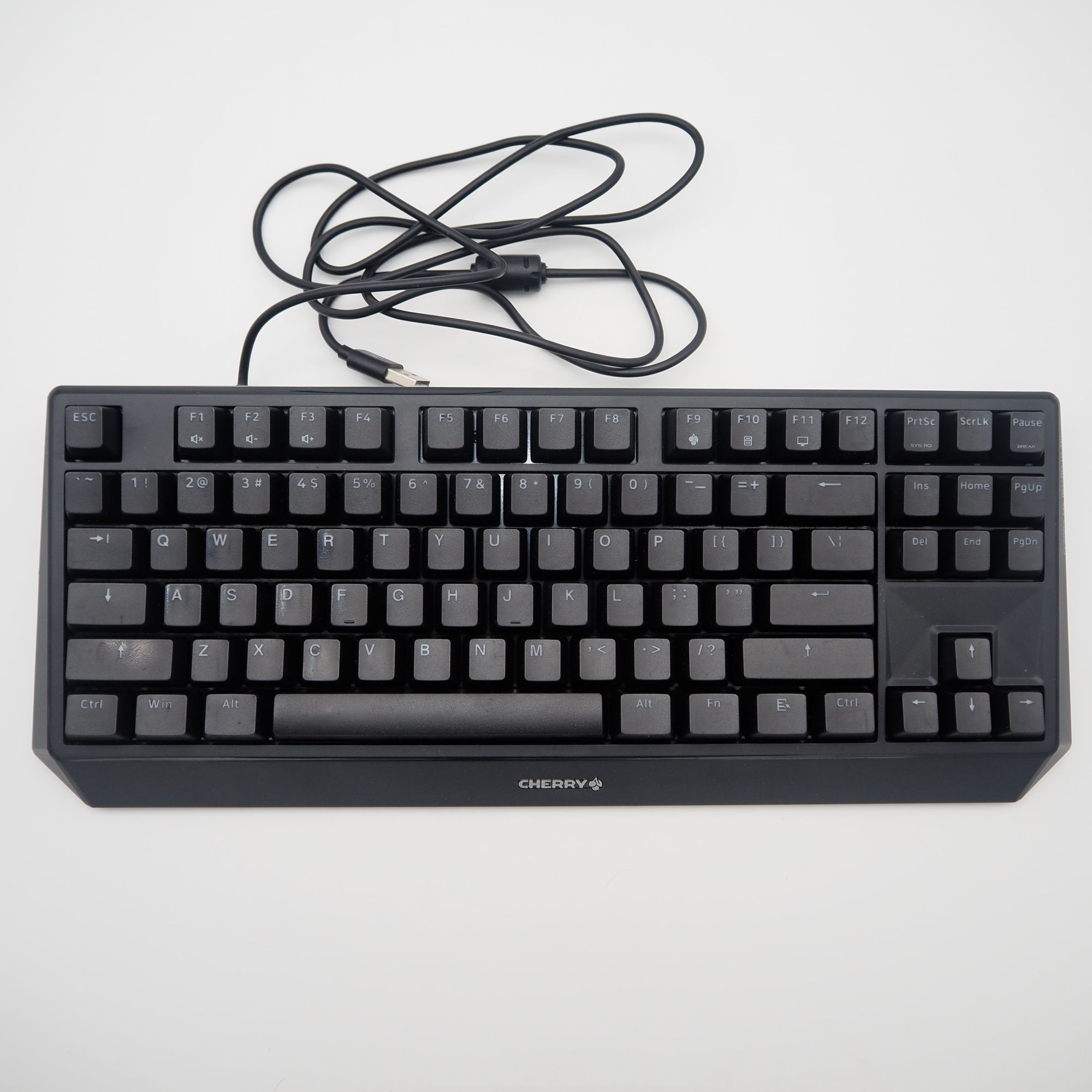 9新  樱桃MX1.0 TKL G80-3810LUAEU-2有线机械键盘 黑轴
