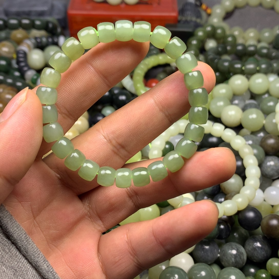 和田玉手链未镶嵌