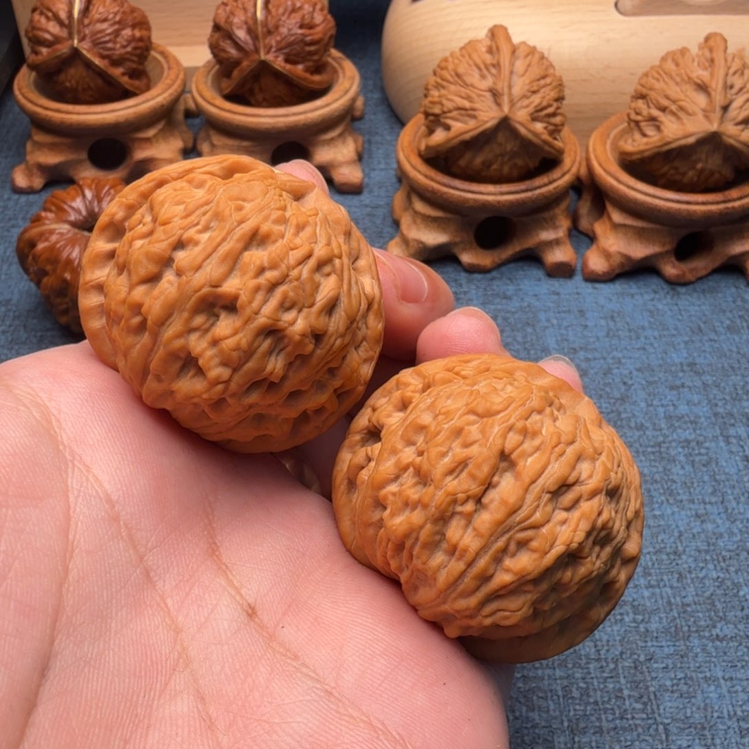 猴头核桃把件逍**者蛟龙42尺寸101