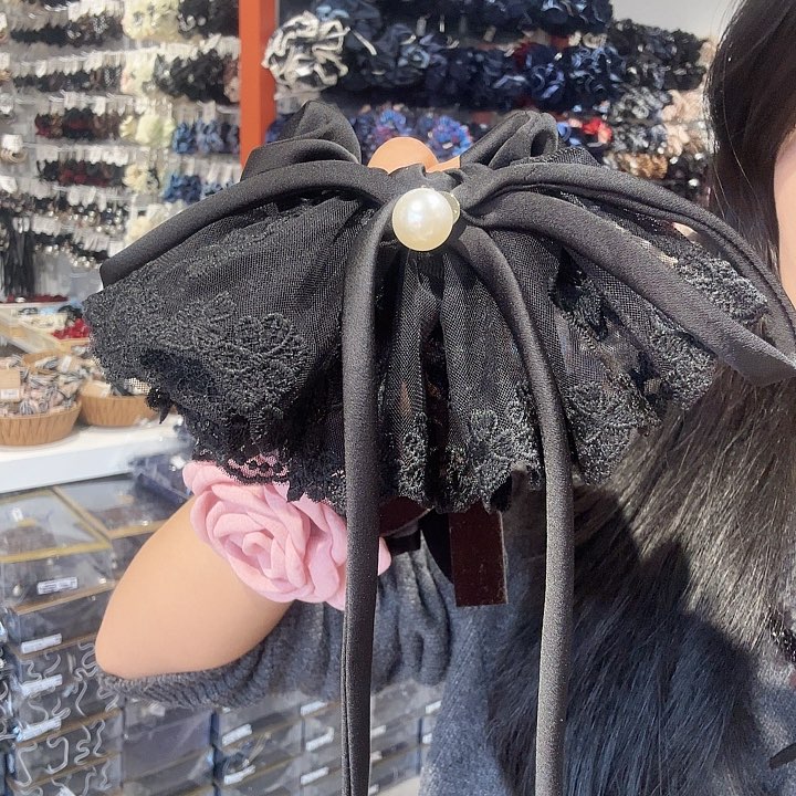 非金属布艺芭蕾公主 半裙 发圈