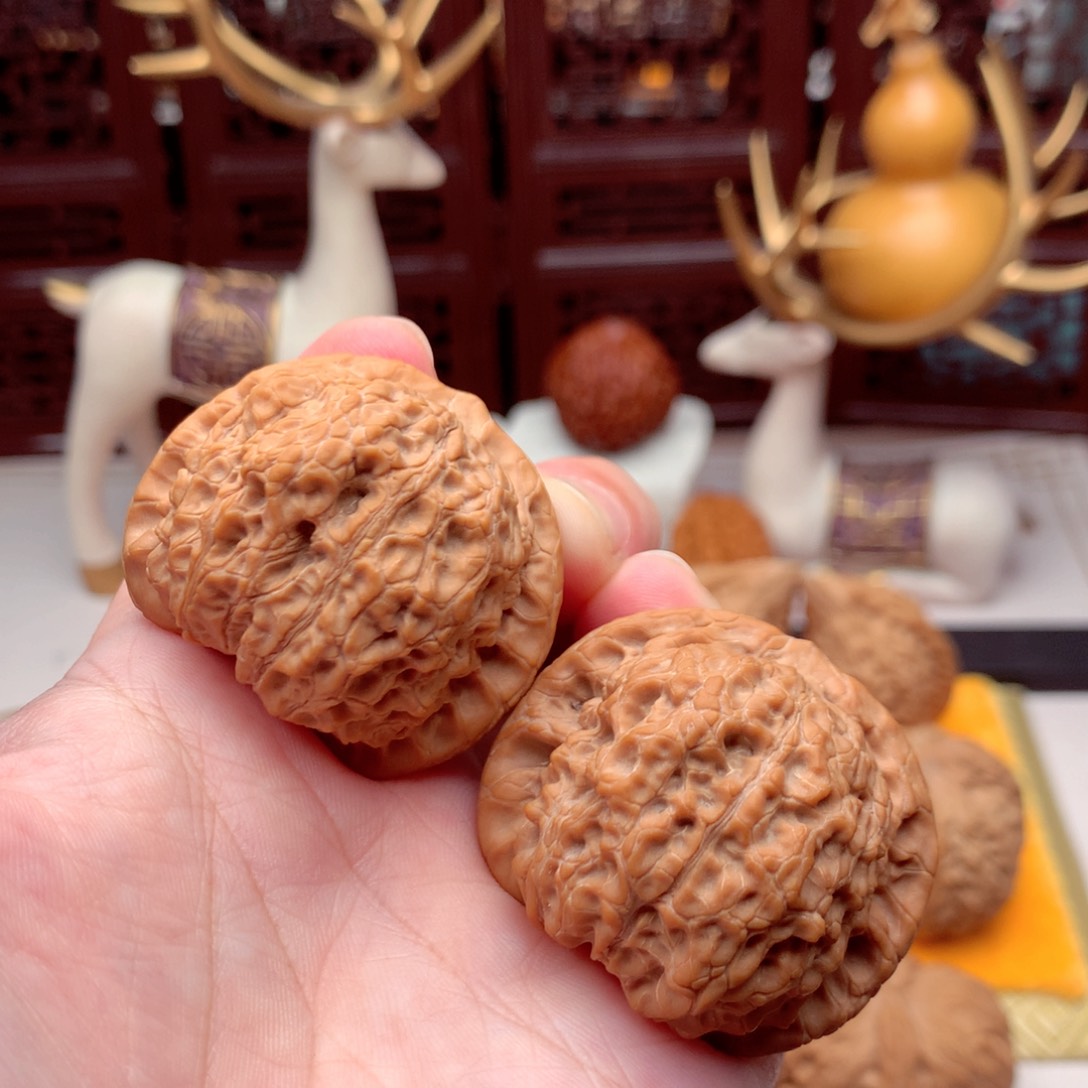 把件文玩核桃血麒麟全品巨重  1号