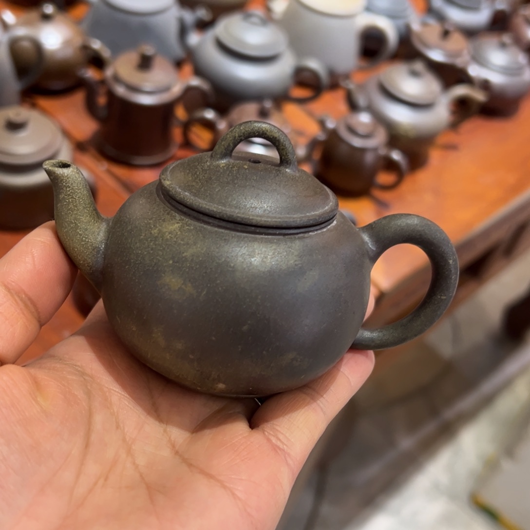 贵台龙窑柴烧茶壶123