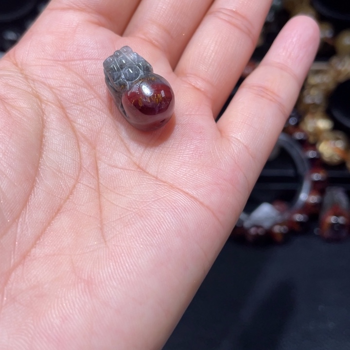 水晶颈饰未镶嵌极光貔貅
