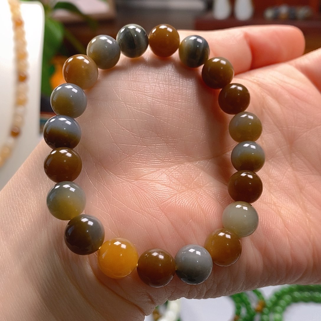 和田玉手串未镶嵌