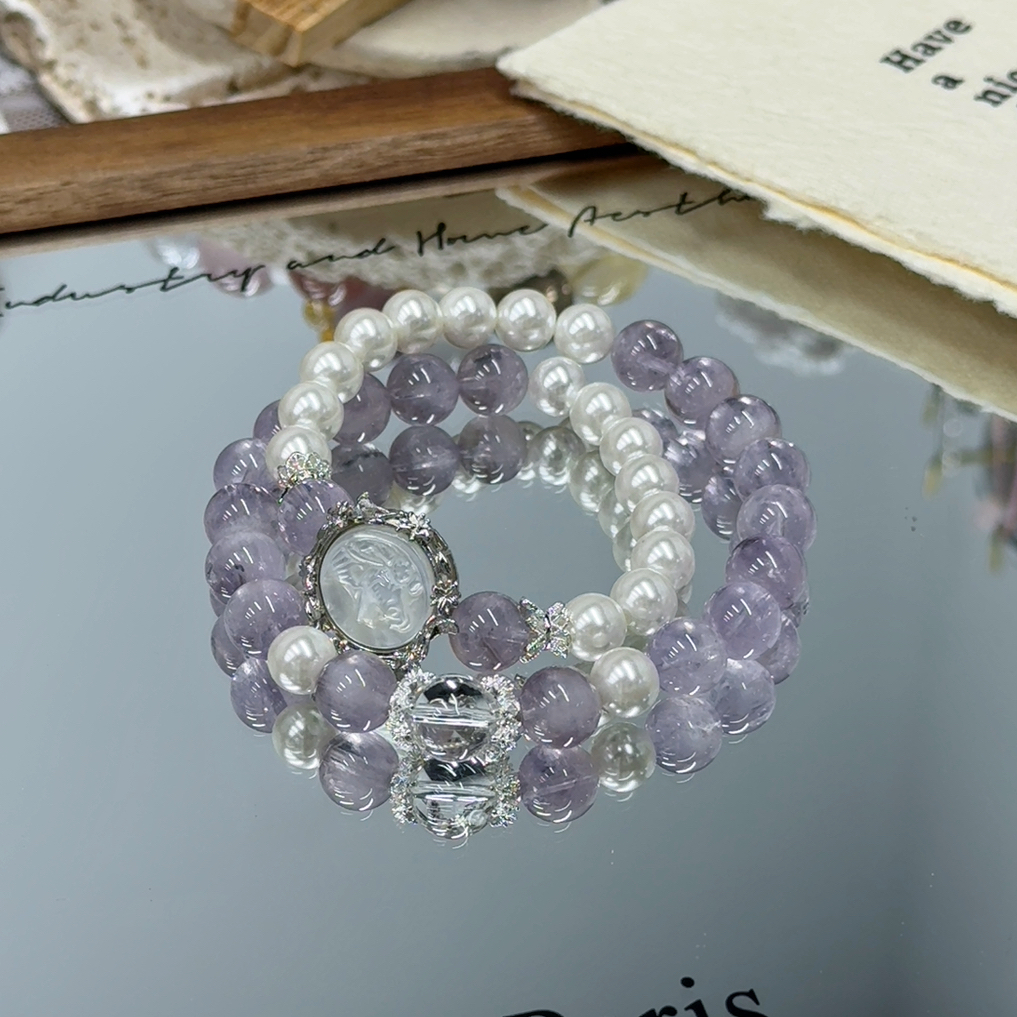 双圈—9mm紫水8mm贝珠10mm白水设计款