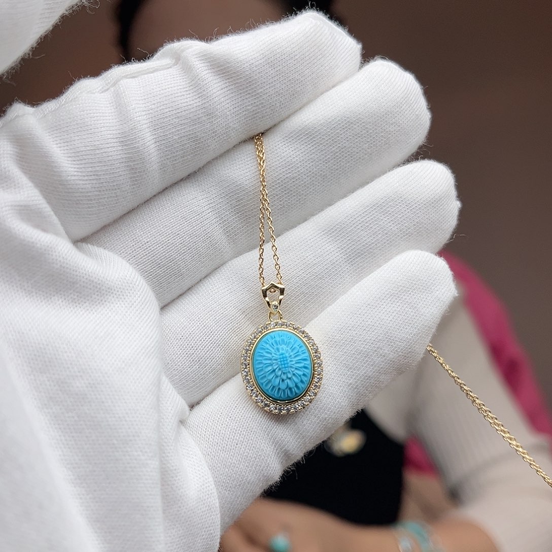 绿松石珠宝奇石未镶嵌