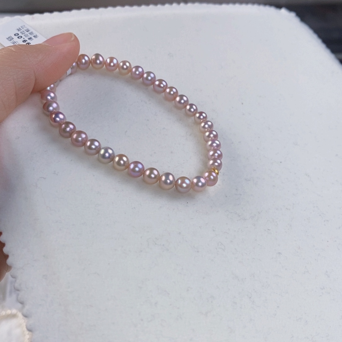 淡水珍珠手绳银S925镶嵌