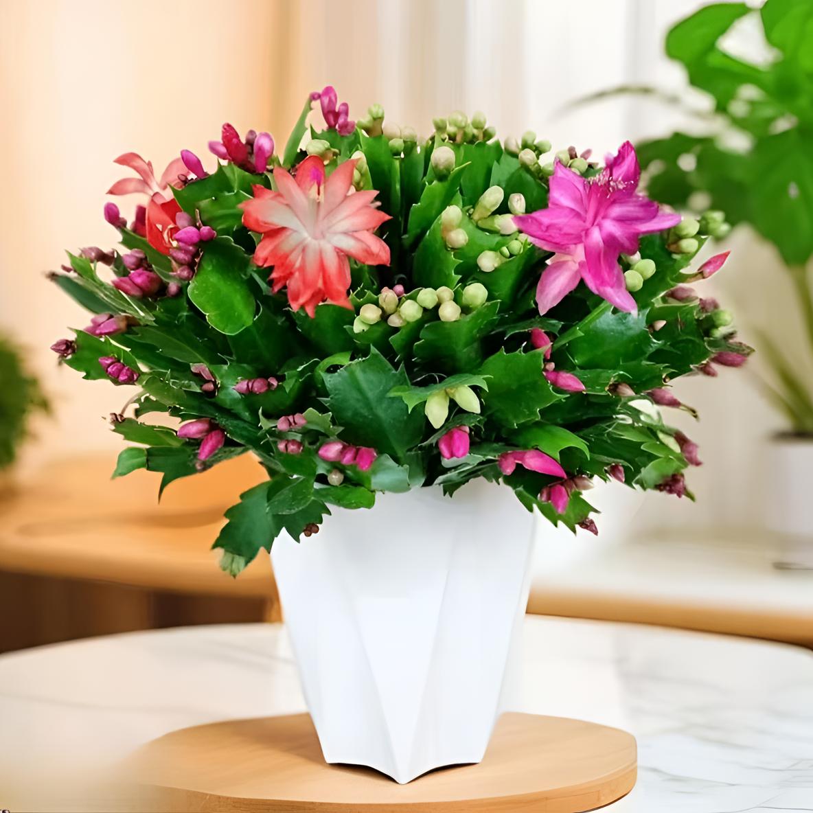 多色蟹爪兰花苗盆栽带花苞好养耐活四季开花