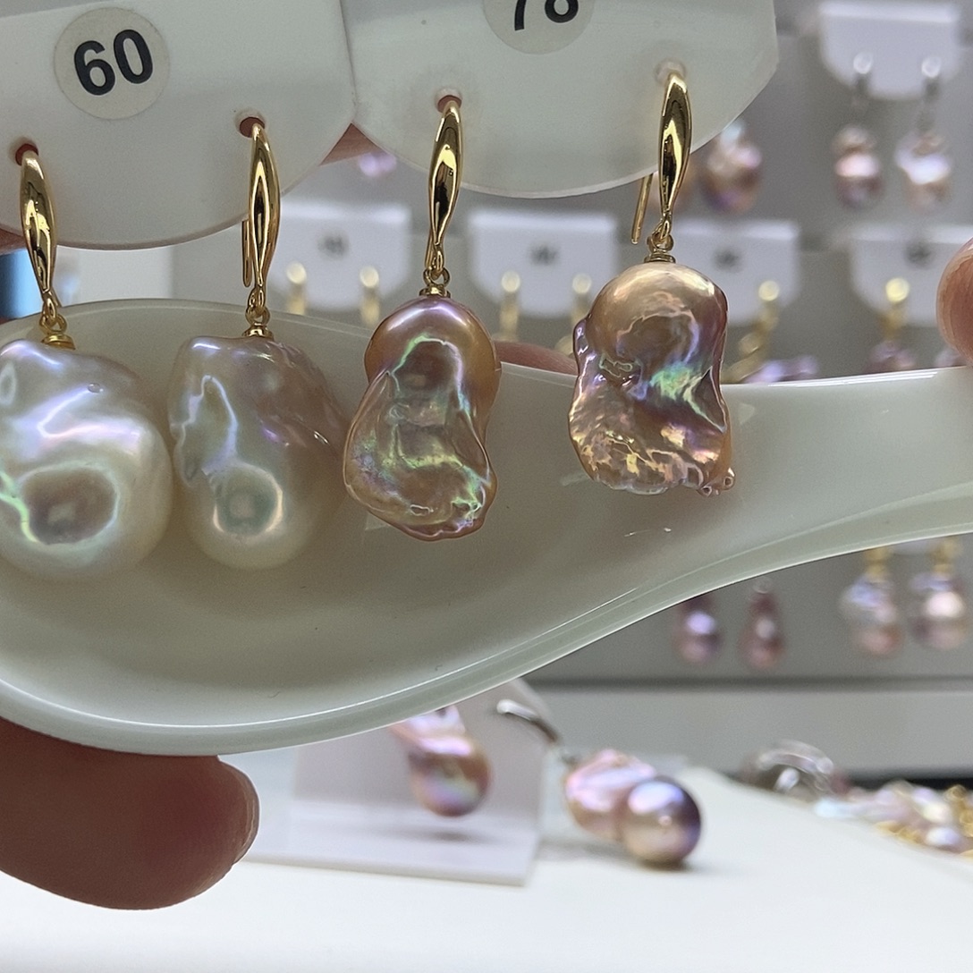 就***吧颈饰淡水珍珠银S925镶嵌78 60