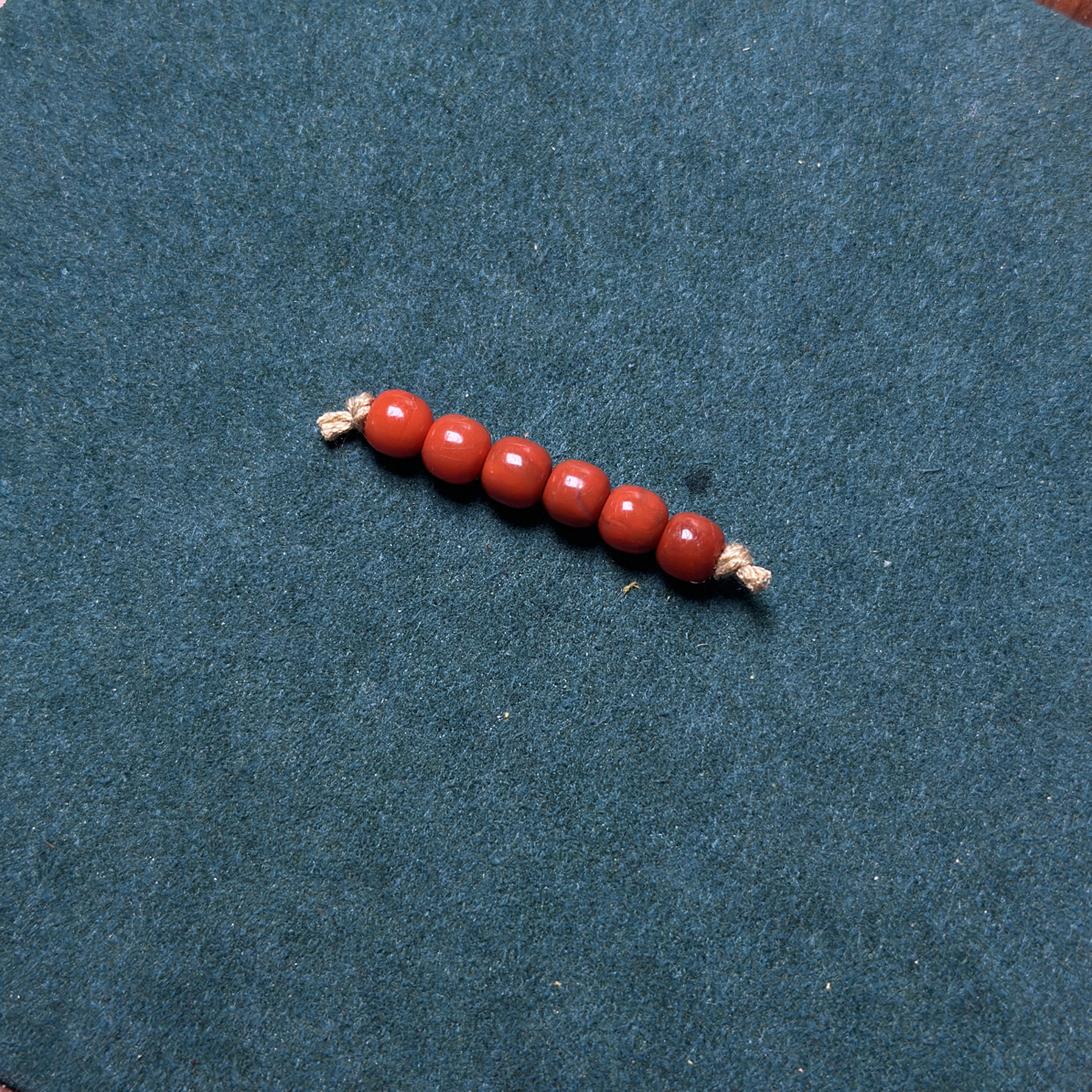 5mm天然原矿南红老型六颗（多样性发货）