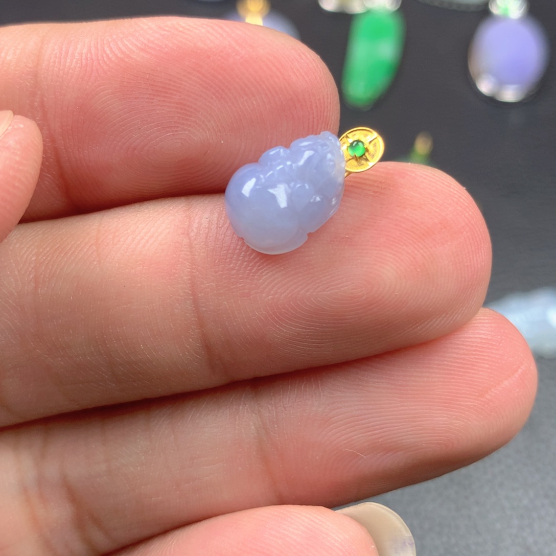 【闪购商品】翡翠18K金镶嵌颈饰翡翠