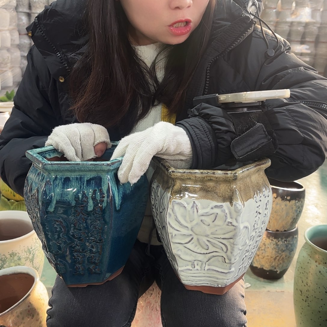 正品两个高20/16红陶